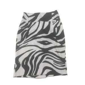 XOXO Zebra Patterned Skirt